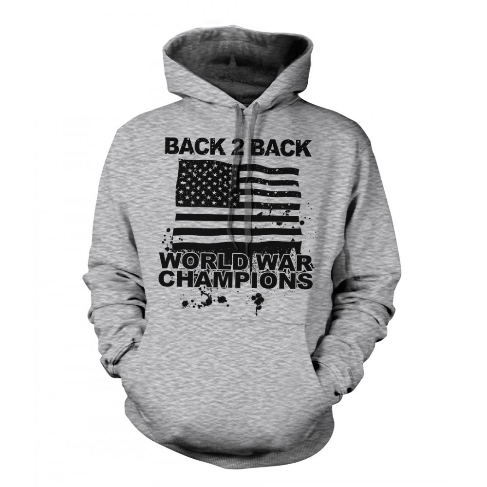 back to back world war champs sweatshirt